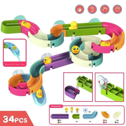 Assembling Track Slide Suction Cup Toys