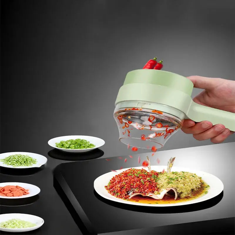 4in1 Electric Vegetable Cutter Set Damkhad