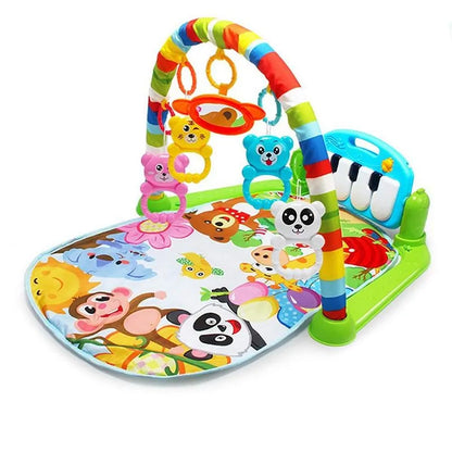 Baby Music Puzzle Play Mat: Educational Keyboard Carpet with Rack Toys for Infant Fitness and Crawling