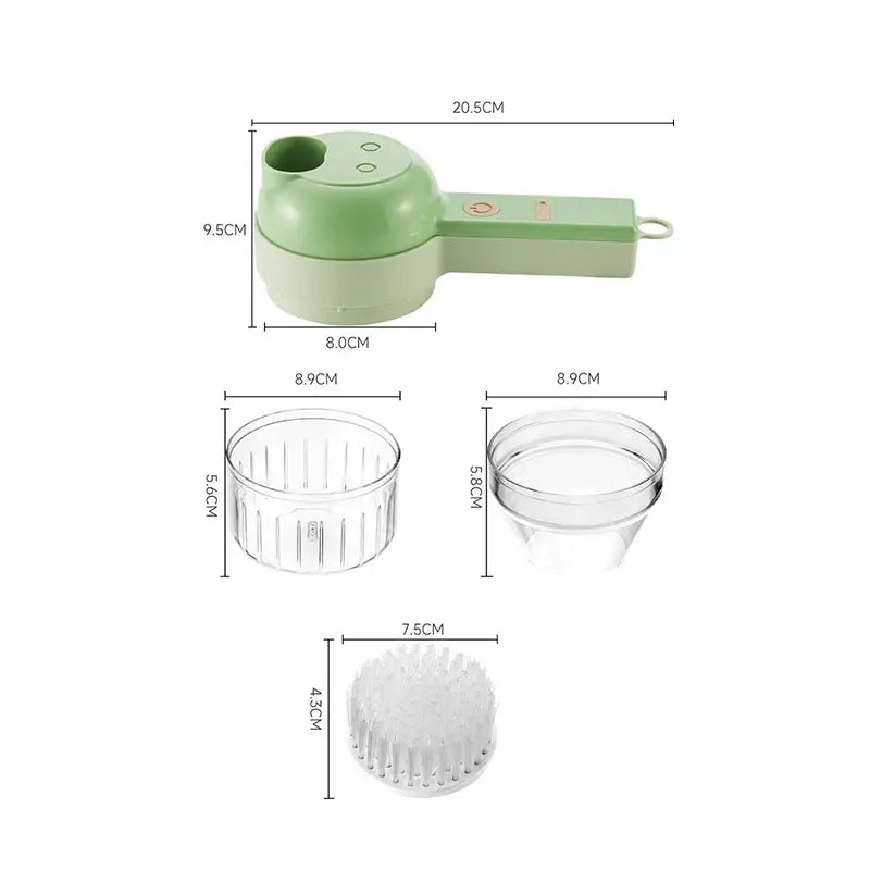 4in1 Electric Vegetable Cutter Set Damkhad