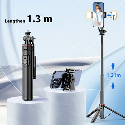 Magnetic Selfie Stick Bluetooth Tripod