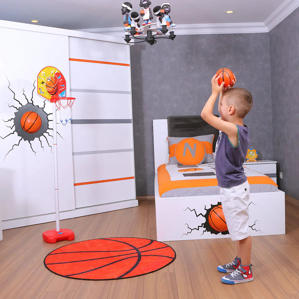 Ogi Mogi Toys Basketball Set Damkhad